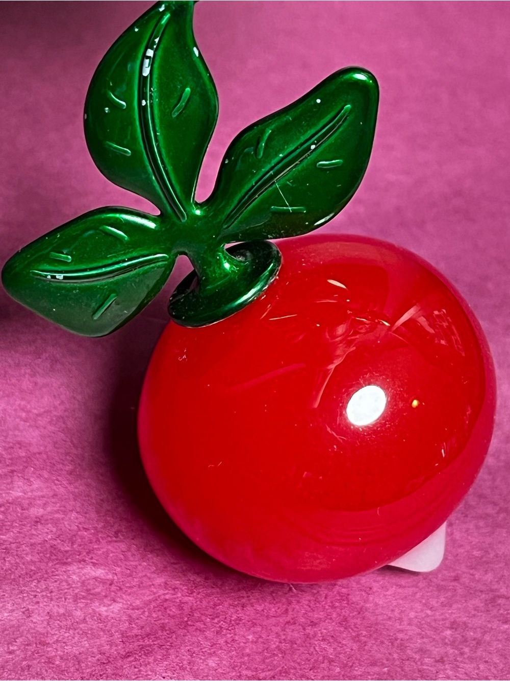 Coach Red Radish Bag Charm